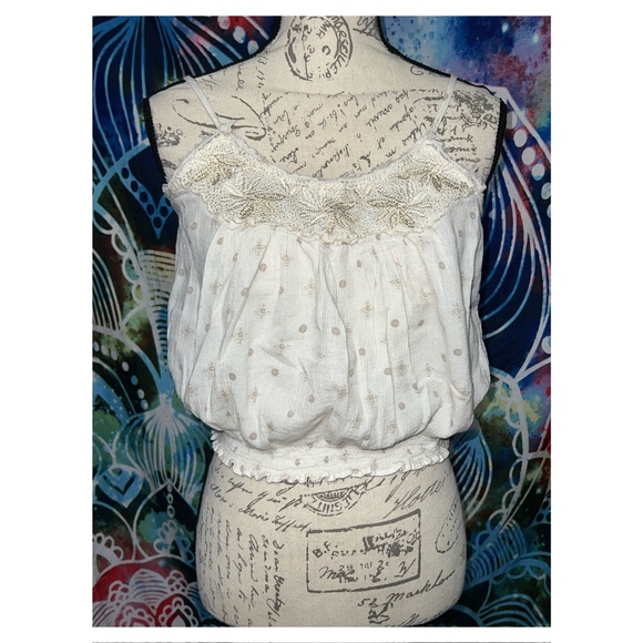 American Eagle Spaghetti Strap Crop Top - Picture 1 of 3